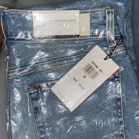 7 For All Mankind Denim - 7 for all mankind High Waist Ankle Skinny Jeans - Blue